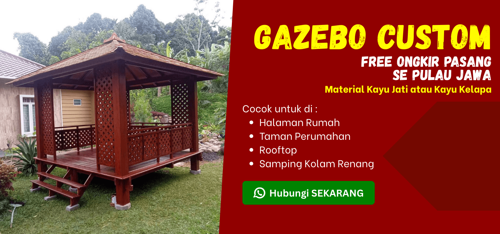 Jual Gazebo [jawabali]